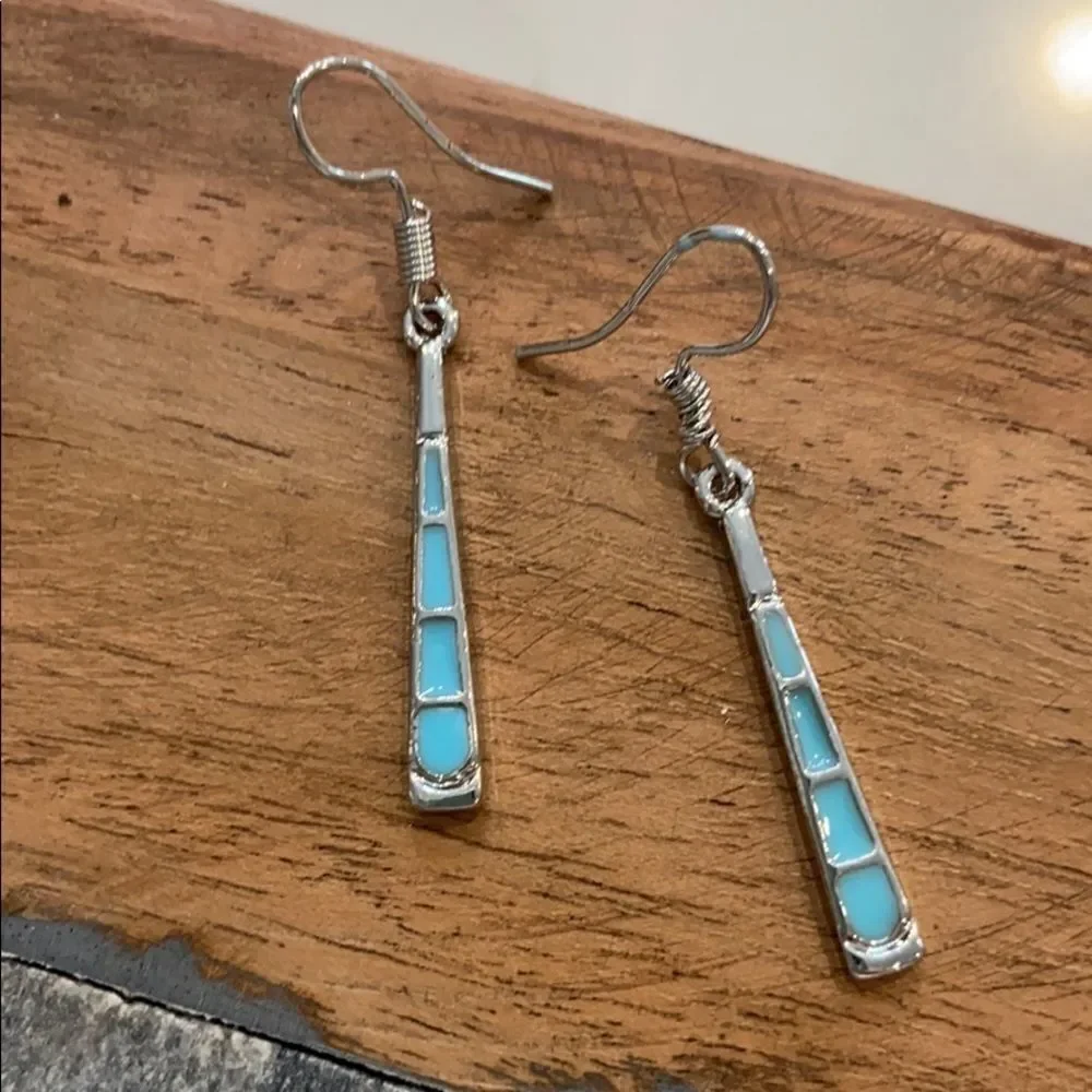 Dainty Blue Earrings